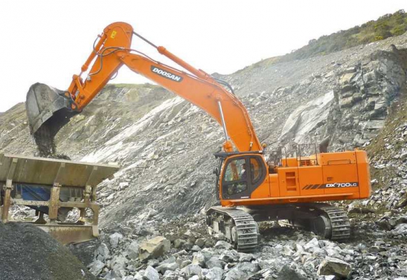 Гусеничный экскаватор DOOSAN DX700LC