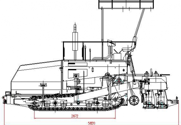 Асфальтоукладчик CHANGLIN LTU45C